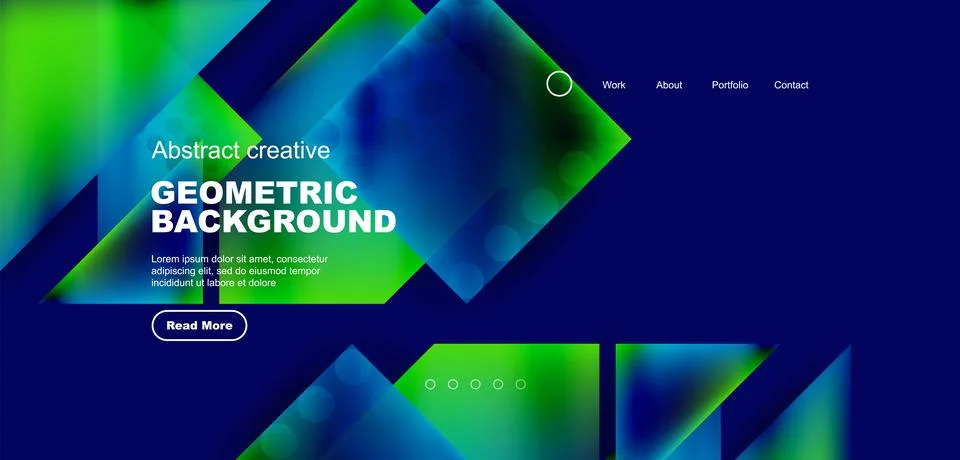 Geometric elements - squares and triangles composition background. 스톡 일러스트