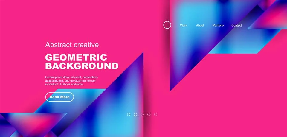 Geometric elements - squares and triangles composition background. 스톡 일러스트