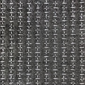 Geometric Embroidery Surface Texture.  Stock Photos