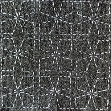 Geometric Embroidery Texture Background. Stock Photos