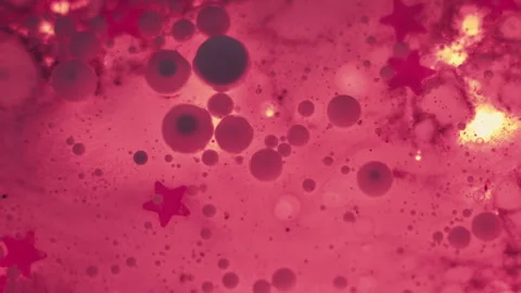 Geometric emulsion color drop background neon oil Stock-Footage 320983703