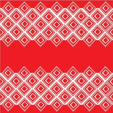 Geometric Ethnic pattern design for background or wallpaper. Stock Illustration