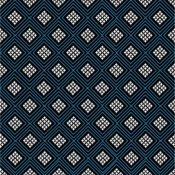 Geometric Ethnic pattern design for background or wallpaper. Stock Illustration