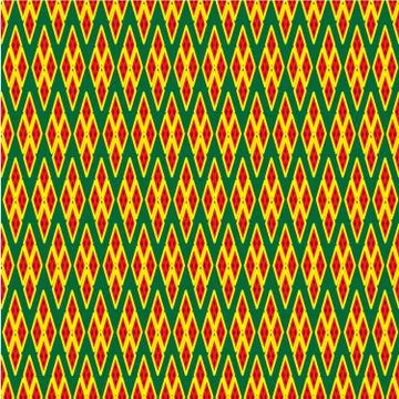 Geometric Ethnic pattern design for background or wallpaper. Stock Illustration