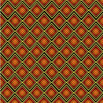 Geometric Ethnic pattern design for background or wallpaper. Stock Illustration