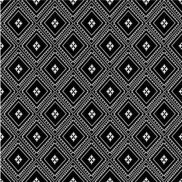 Geometric Ethnic pattern design for background or wallpaper. Stock Illustration