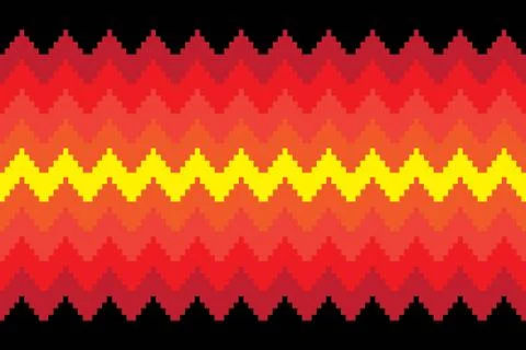 Geometric Ethnic pattern design for background or wallpaper. Stock Illustration