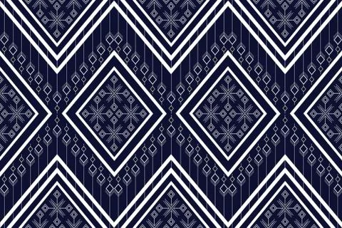 Geometric Ethnic pattern design for background,carpet,wallpaper,clothing,sarong, Stock Illustration