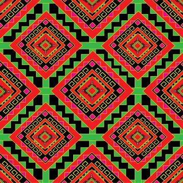 Geometric Ethnic pattern design for background,carpet,wallpaper,clothing,sarong, Stock Illustration