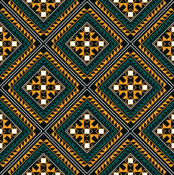 Geometric Ethnic pattern design Stock Illustration