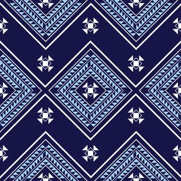 Geometric Ethnic pattern design Stock Illustration