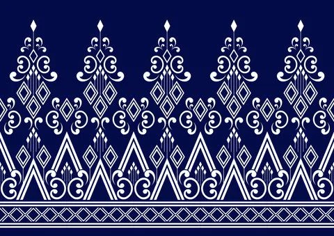 Geometric Ethnic pattern design Stock-Illustration