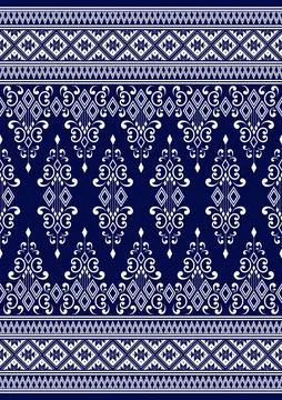 Geometric Ethnic pattern design Stock Illustration