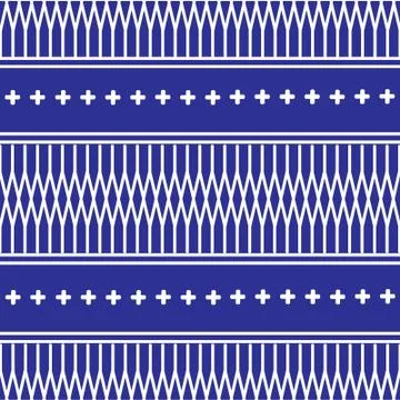 Geometric Ethnic pattern  Stock Illustration