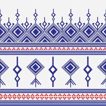 Geometric Ethnic pattern  Stock Illustration
