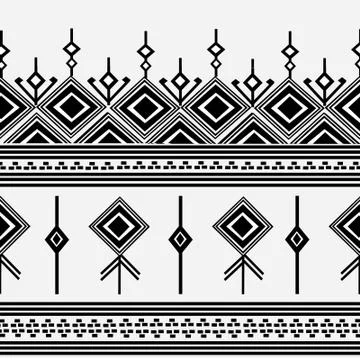 Geometric Ethnic pattern  Stock Illustration
