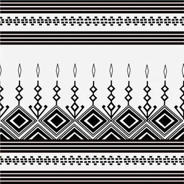 Geometric Ethnic pattern  Stock Illustration