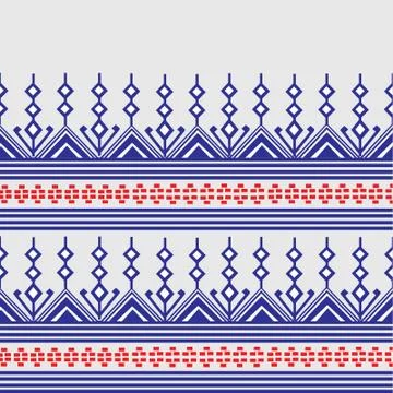 Geometric Ethnic pattern  Stock Illustration