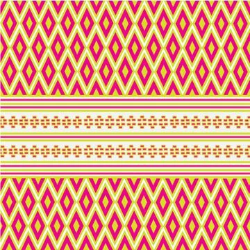 Geometric Ethnic pattern  Stock Illustration