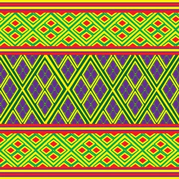 Geometric Ethnic pattern  Stock Illustration