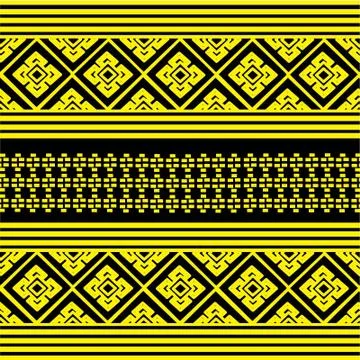 Geometric Ethnic pattern  Stock Illustration