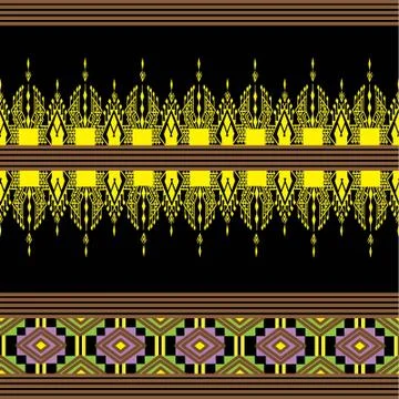 Geometric Ethnic pattern  Stock Illustration