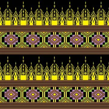 Geometric Ethnic pattern  Stock Illustration