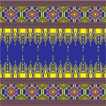 Geometric Ethnic pattern Stock Illustration