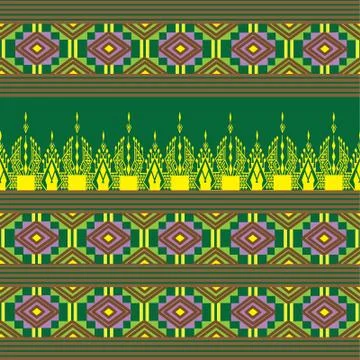 Geometric Ethnic pattern Stock Illustration