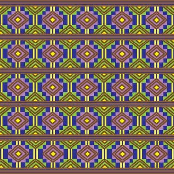 Geometric Ethnic pattern Stock Illustration