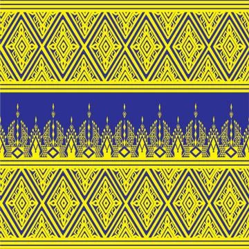 Geometric Ethnic pattern Stock Illustration