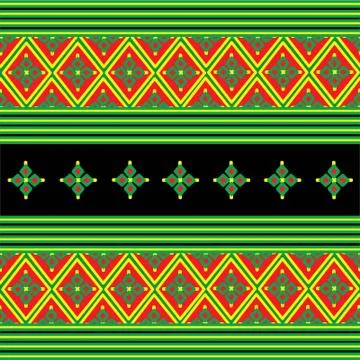 Geometric Ethnic pattern Stock Illustration