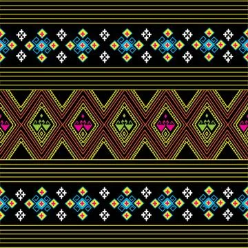 Geometric Ethnic pattern Stock Illustration