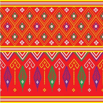 Geometric Ethnic pattern Stock Illustration