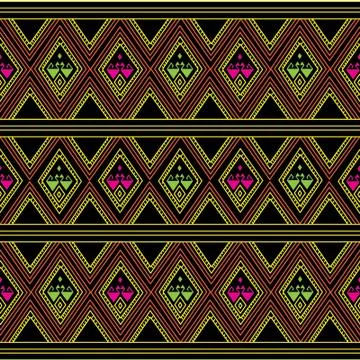 Geometric Ethnic pattern Stock Illustration