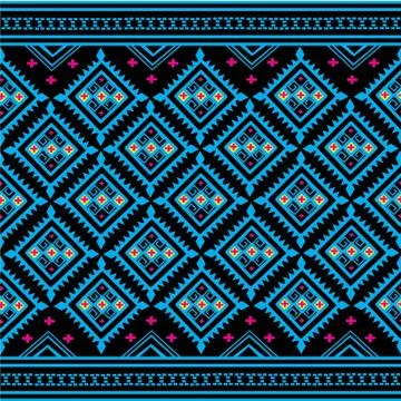 Geometric Ethnic pattern Stock Illustration