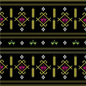 Geometric Ethnic pattern Stock Illustration