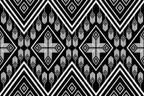 Geometric Ethnic pattern Stock Illustration