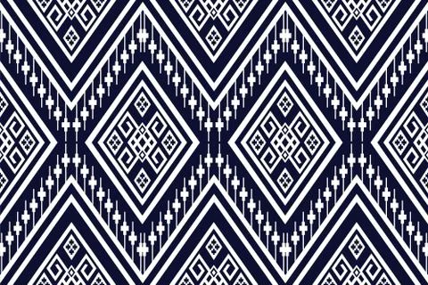 Geometric Ethnic pattern Stock Illustration