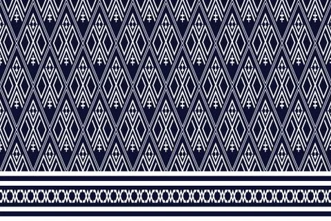 Geometric Ethnic pattern Stock Illustration