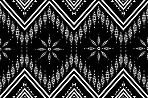 Geometric Ethnic pattern Stock Illustration