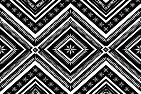 Geometric Ethnic pattern Stock Illustration