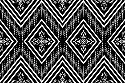 Geometric Ethnic pattern Stock Illustration