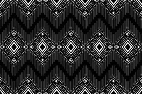Geometric Ethnic pattern Stock Illustration