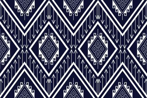 Geometric Ethnic pattern Stock Illustration
