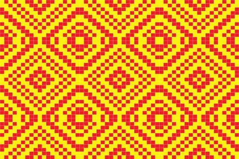 Geometric Ethnic pattern Stock Illustration