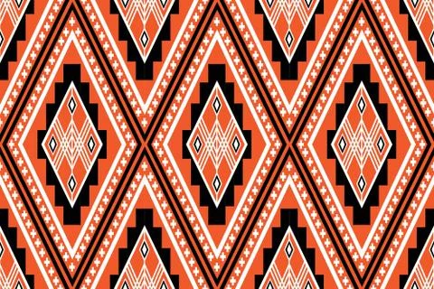 Geometric Ethnic pattern Stock Illustration