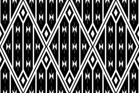 Geometric Ethnic pattern Stock Illustration