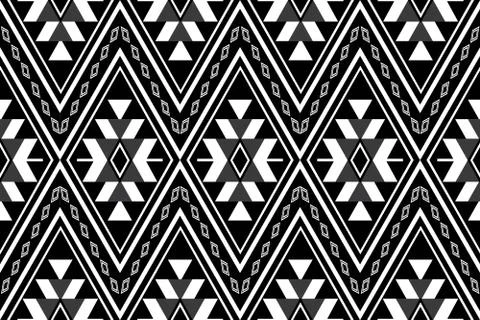 Geometric Ethnic pattern Stock Illustration