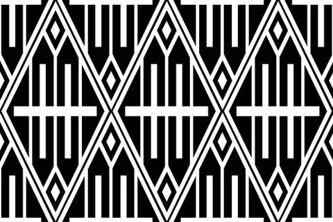 Geometric Ethnic pattern Stock Illustration